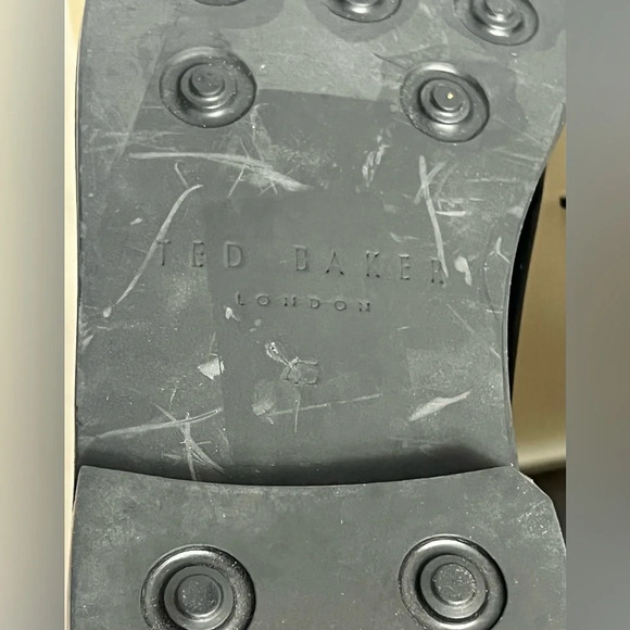 TED BAKER LONDON Andreew Black Leather Chukka Boot Men's Size US 12 - Picture 5 of 5